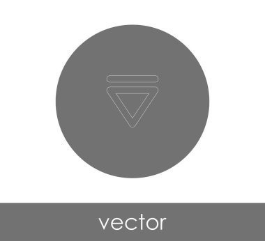 vektör çizim tasarımını çıkarma simgesini