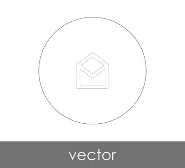 Vektör çizim, zarf simgesi, işareti  