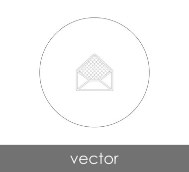 Vektör çizim, zarf simgesi, işareti  
