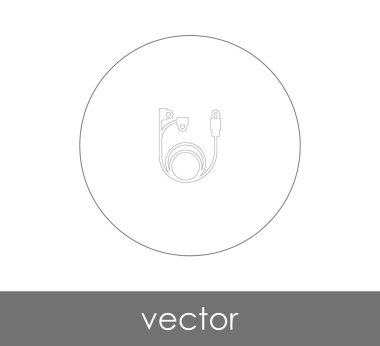 şarj cihazı simge vektör çizim