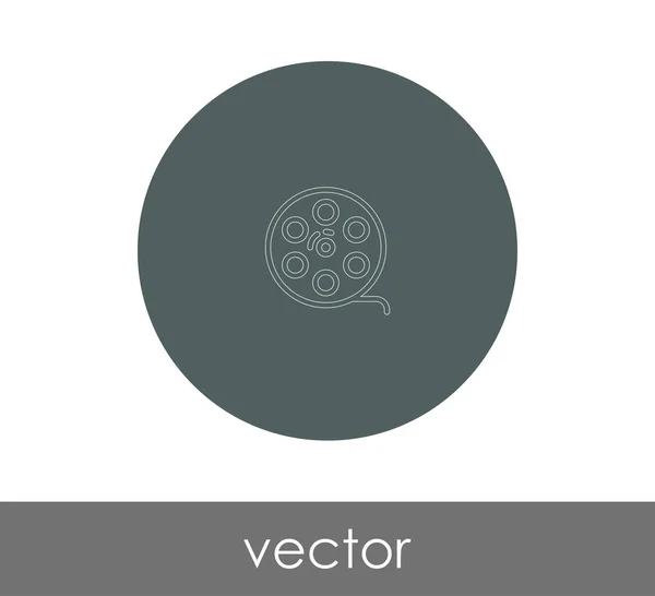 Ícone Filme Para Web Design Aplicações Ilustração Vetorial — Vetor de Stock