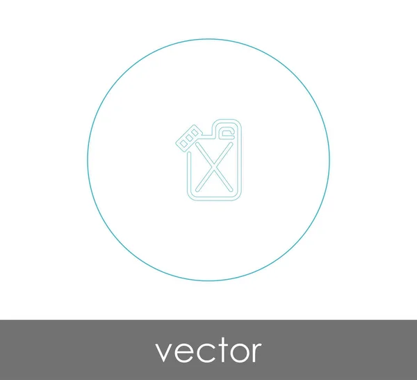 Brændstof Kan Ikon Webdesign Applikationer Vektor Illustration – Stock-vektor