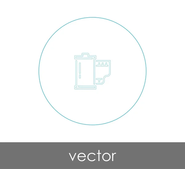 Icono Película Para Diseño Web Aplicaciones — Vector de stock