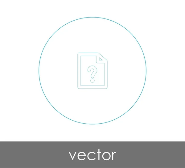 Documentpictogram Voor Webdesign Toepassingen Vectorillustratie — Stockvector