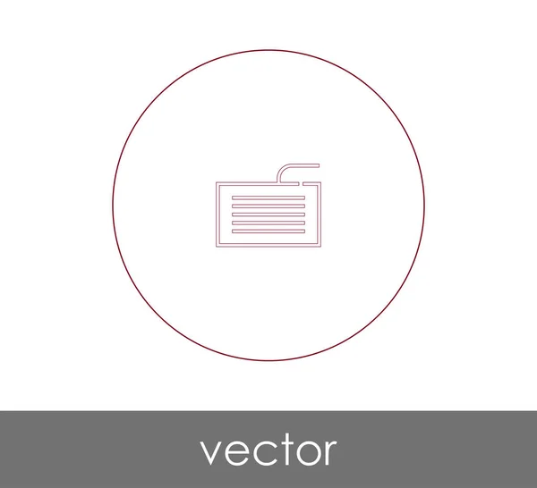 Vektor Illustration Design Des Tastatursymbols — Stockvektor