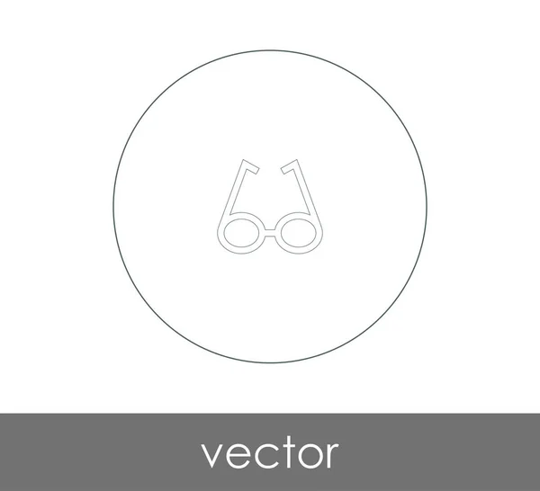 Ícone Óculos Ilustração Vetorial — Vetor de Stock