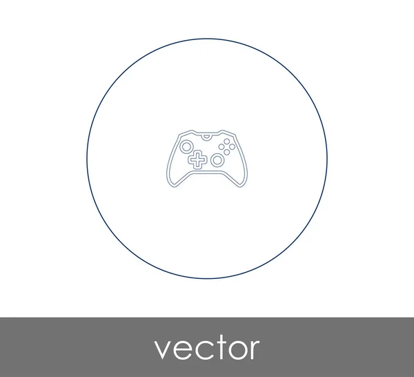 Icono Joystick Para Diseño Web Aplicaciones — Vector de stock