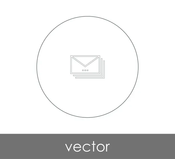 Envelope Icon Vector Illustration — Stock Vector