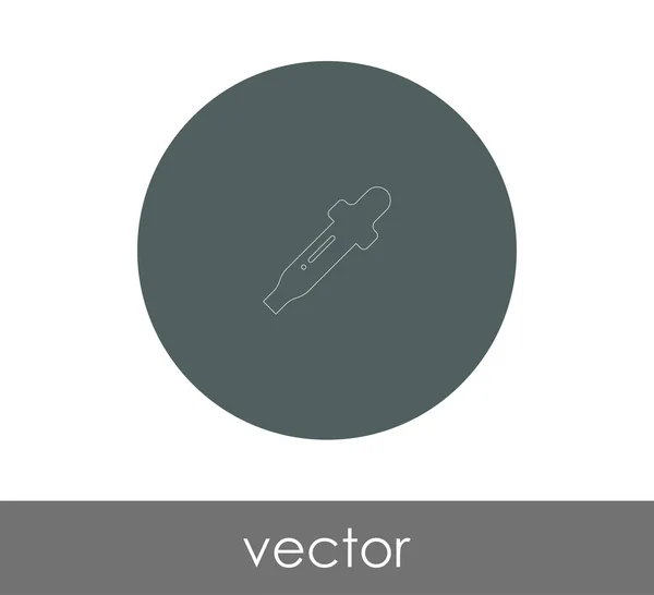 Gotero Icono Médico Ilustración Vectorial — Archivo Imágenes Vectoriales