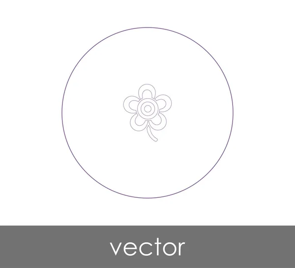 Ícone Flor Para Web Design Aplicações — Vetor de Stock