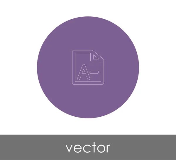 Hervorragende Note Symbol Vektor Illustration — Stockvektor