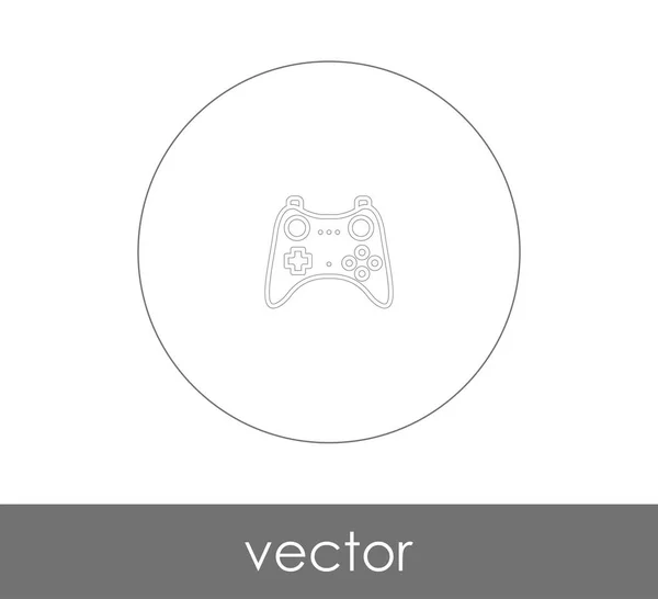 Joystick Ikon Web Design Alkalmazások — Stock Vector