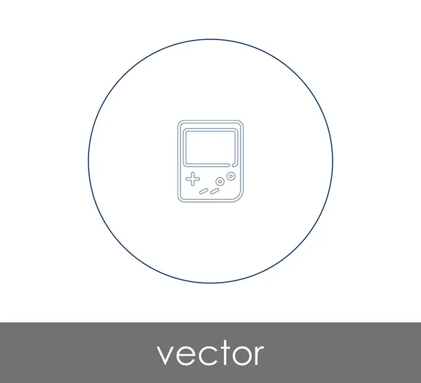 Icono Consola Videojuegos Para Diseño Web Aplicaciones — Archivo Imágenes Vectoriales
