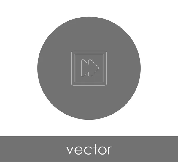 高速転送する Web デザインやアプリケーションのアイコン ベクトル イラスト — ストックベクタ