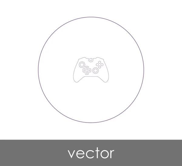 Joystick Pictogram Voor Webdesign Applicaties — Stockvector