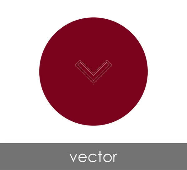 Pfeil Icon Für Webdesign Und Anwendungen Herunterladen — Stockvektor