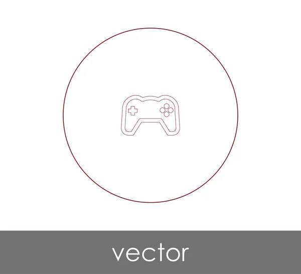 Icône Joystick Pour Conception Web Les Applications — Image vectorielle