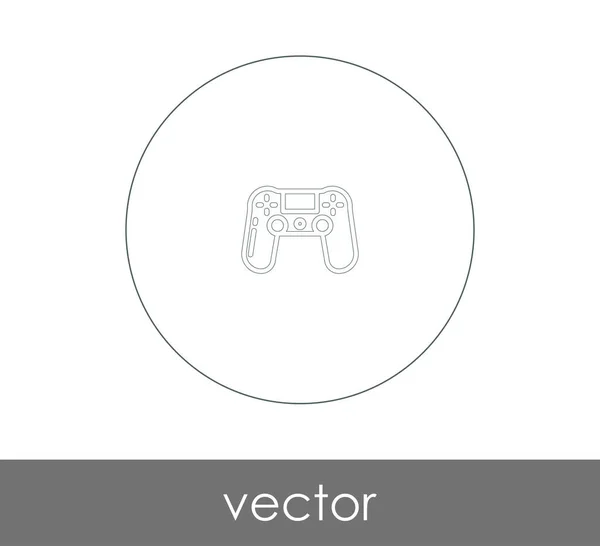 Icône Joystick Pour Conception Web Les Applications — Image vectorielle