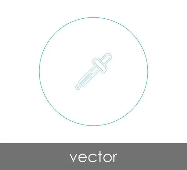 Dropper Medizinisches Symbol Vektorillustration — Stockvektor