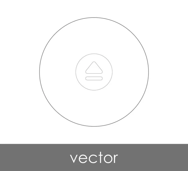 Diseño Ilustración Vectorial Del Icono Expulsión — Vector de stock