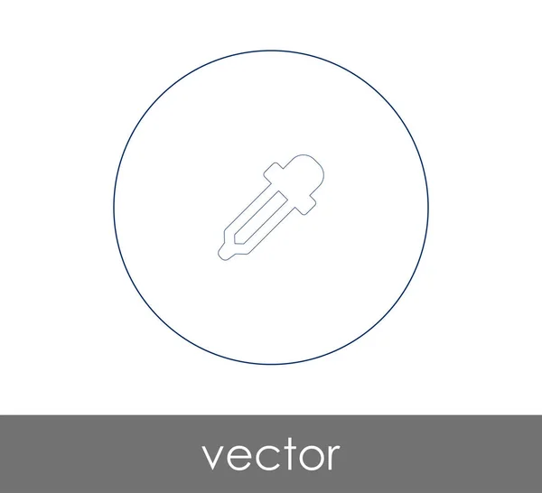 Gotero Icono Médico Ilustración Vectorial — Vector de stock