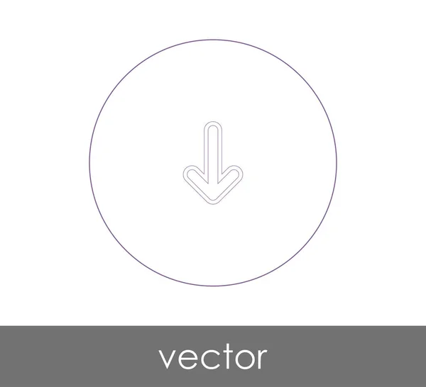 Descargar Icono Flecha Vector Ilustración — Vector de stock