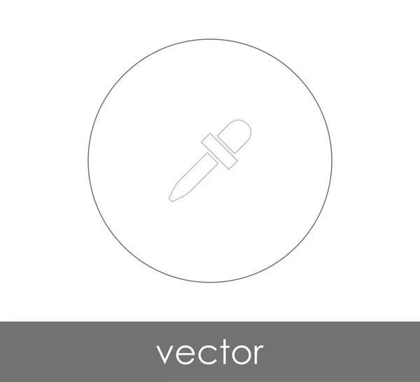 Druppelaar Medische Pictogram Vectorillustratie — Stockvector