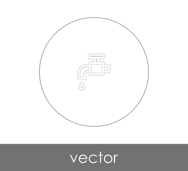 Signo Del Icono Del Grifo Ilustración Del Vector — Archivo Imágenes Vectoriales