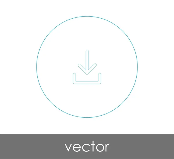 Ícone de seta para download —  Vetores de Stock