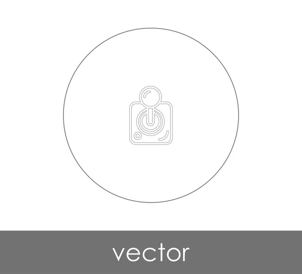 Ikonu Joystick Pro Webdesign Aplikace — Stockový vektor