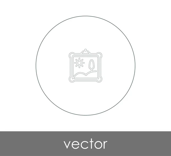 Frame Pictogram Voor Webdesign Applicaties — Stockvector