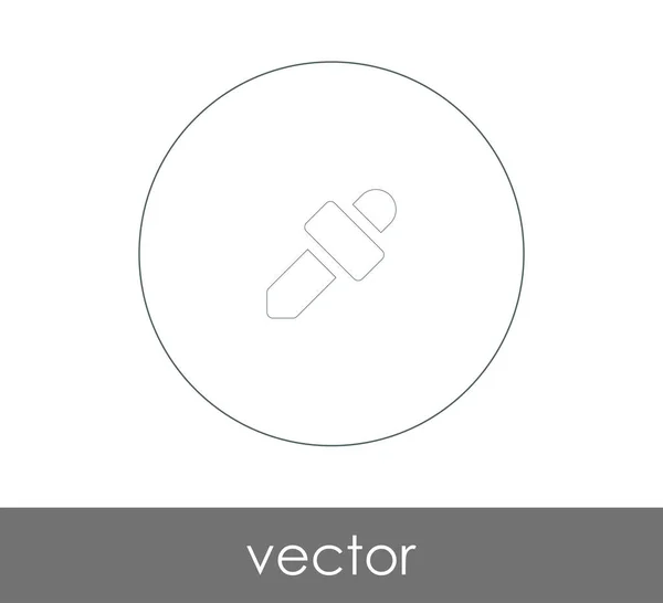Gotero Icono Médico Ilustración Vectorial — Vector de stock