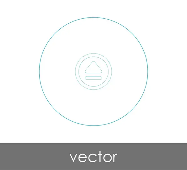Diseño Ilustración Vectorial Del Icono Expulsión — Vector de stock