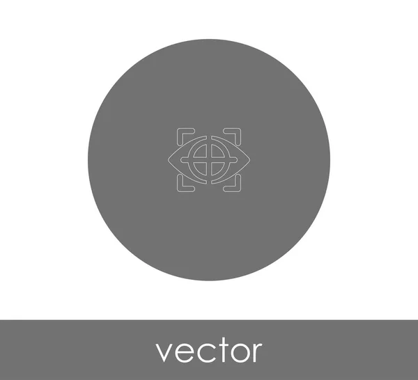 Vector Illustration Design Eye Icon — Stock Vector