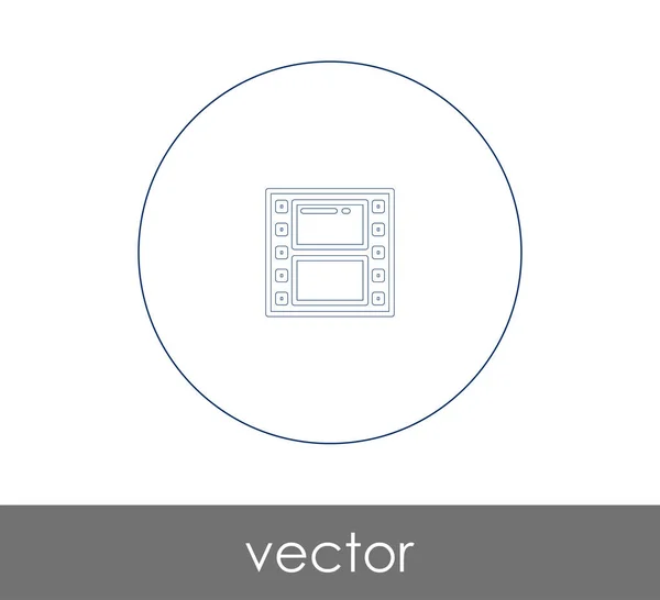 Illustration Vectorielle Icône Vidéo — Image vectorielle