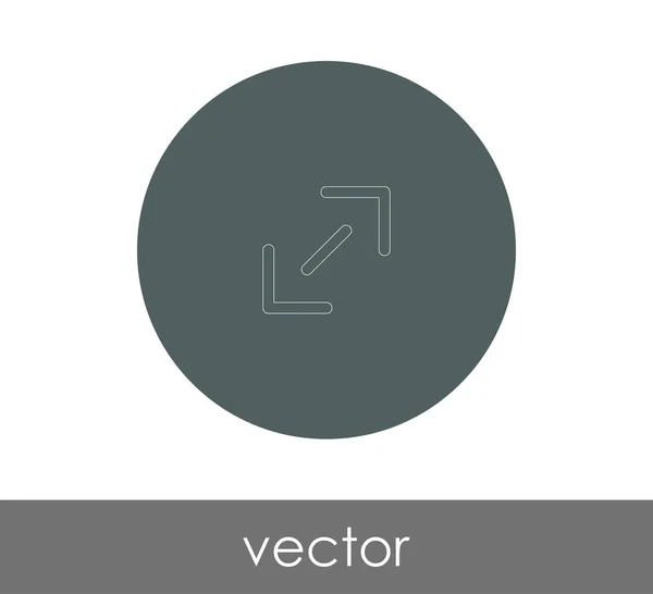 Vektor Illusztrációja Nyíl Ikon — Stock Vector
