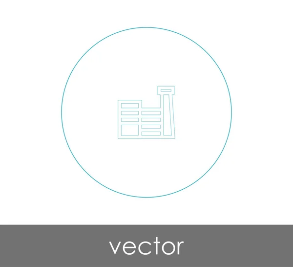 Векторна Ілюстрація Значка Фабрики Веб Дизайну Додатків — стоковий вектор