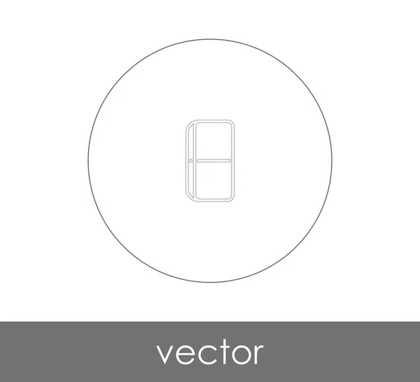 Vector Illustration Design Eraser Icon — Stock Vector