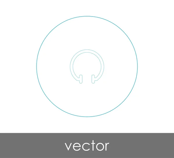 Vektor Illustration Design Des Kopfhörer Symbols — Stockvektor