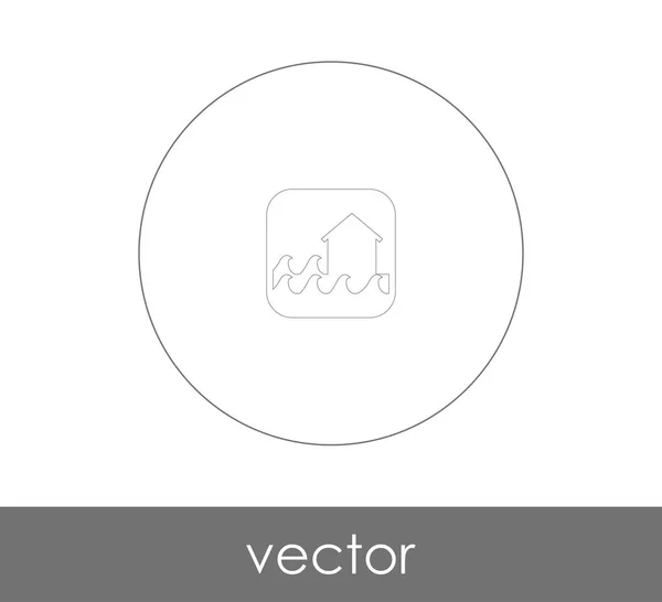 Icono Inicio Para Diseño Web Aplicaciones — Vector de stock