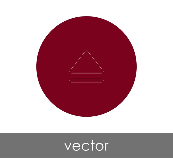Vektorové Ilustrace Design Vysunout Ikonu — Stockový vektor