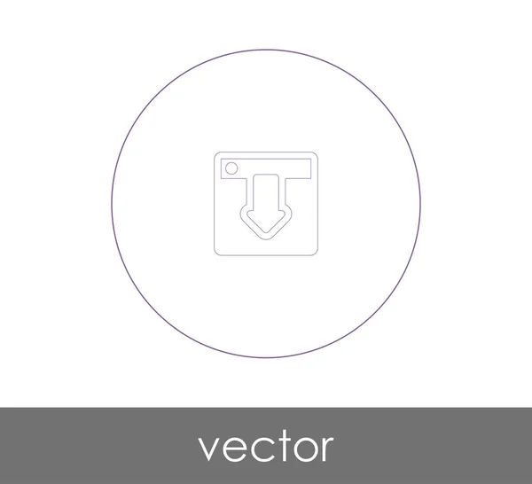 Download pijlpictogram — Stockvector