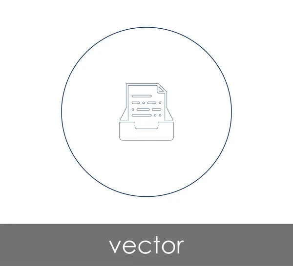 Векторная Иллюстрация Иконки Архива — стоковый вектор