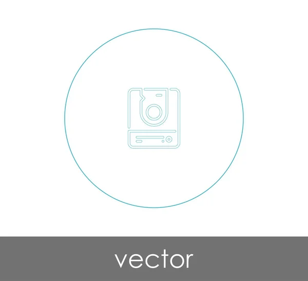 Vektor Illustration Design Der Festplatte Symbol — Stockvektor