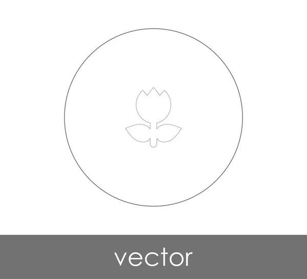 Ícone Flor Para Web Design Aplicações — Vetor de Stock