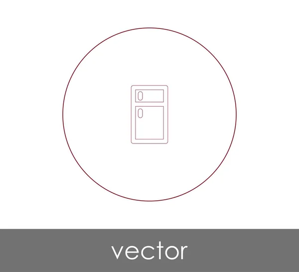 Fridge Icon Web Design Applications Vector Illustration — Stock Vector