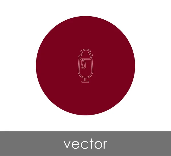 Векторная Иллюстрация Иконы Мороженого — стоковый вектор