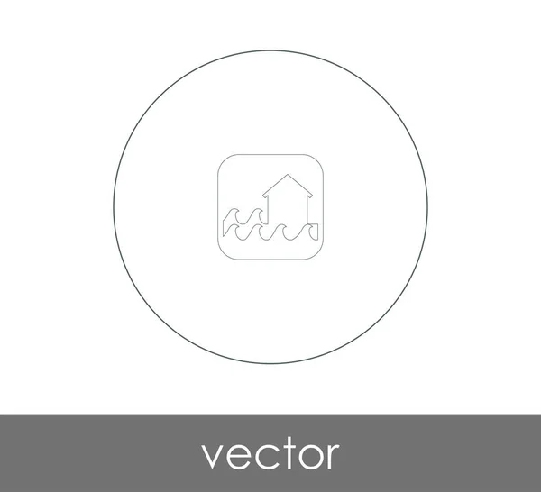 Inicio Icono Web Ilustración Vectorial — Vector de stock