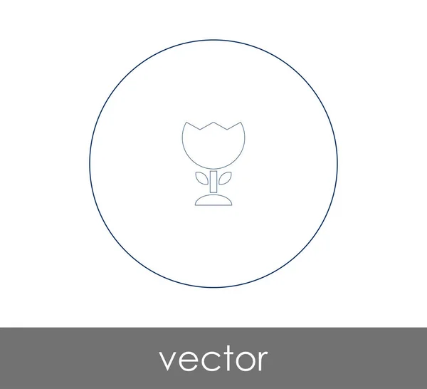 Цветочный Значок Веб Дизайна Приложений — стоковый вектор