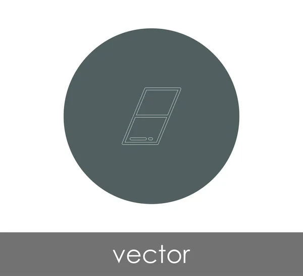 Logo Radiergummi Symbol Vektor Illustration — Stockvektor